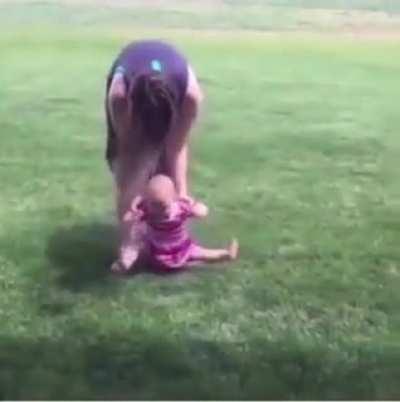 Babies instinctually avoid grass. Do they know something we don't?!