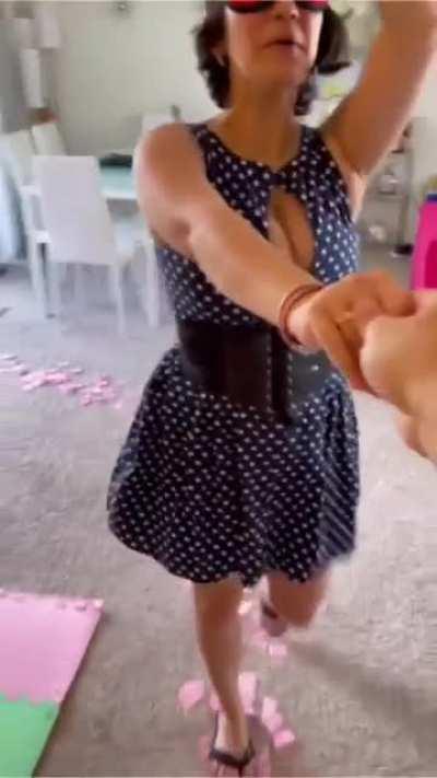 In all fairness, if you can't play like this with her, marriage is prison