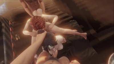 Horizon Wattson Wraith and their (dzooworks) [apex legends]