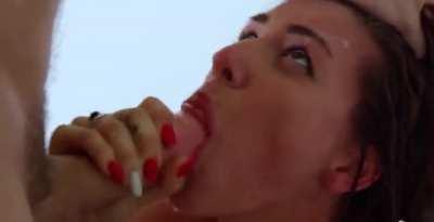 Rilynn Rae having fun getting a facial