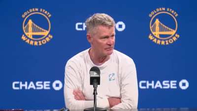 Warriors coach Steve Kerr was asked about the ICE shooting in Minneapolis: “It's shameful that the government can come out and lie about what happened when there's video and witnesses who have all come out and disputed what the government is saying”