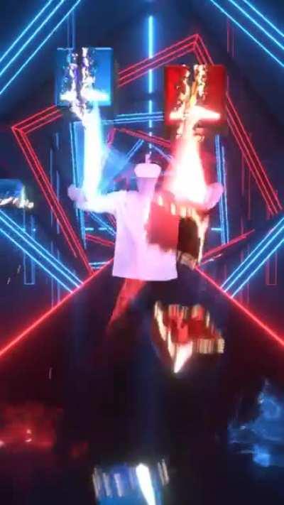 Beat Saber edit I made for the Quest