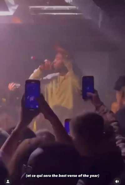 Freddie performed his verse