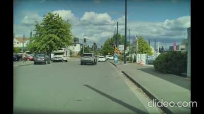 Two Boys Spitting on my Tesla (They Spit right at the front camera Blind Spot)