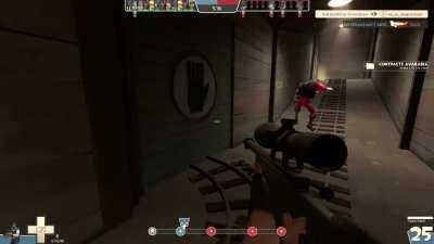 how did he get in there?