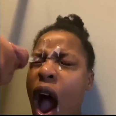 Testing my throat before a facial