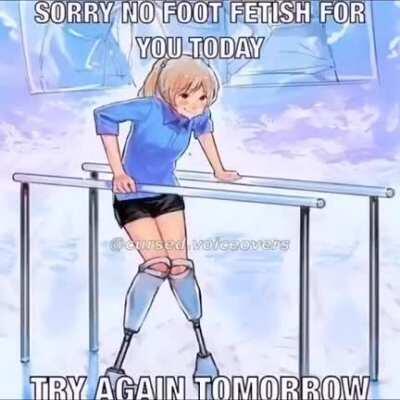 No foot fetish for you today caw caw