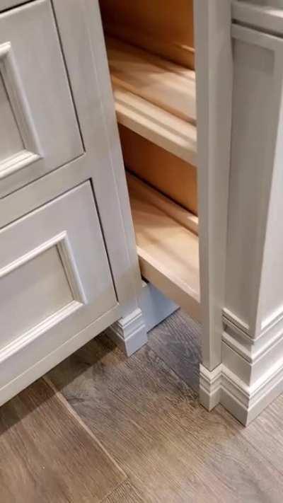 Hidden post spice rack!