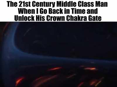 I literally was fighting for my life trying to read up on Chakra and not get scammed out of 5k to buy some rocks on a shady website with 2003 type graphics to make this meme.