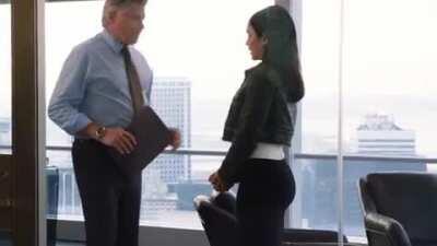 Vanessa Hudgens looking amazing in a tight black skirt.