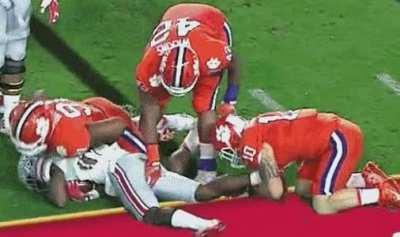 In 2017, Clemson DT Christian Wilkins sexually assaulted Ohio St. RB Curtis Samuel during a nationally broadcast game
