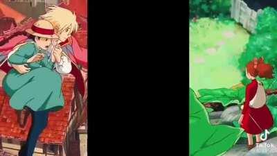 Beautiful edit I found on TikTok showing the amazing ghibli universe. Creator is die.for.levi on TikTok.