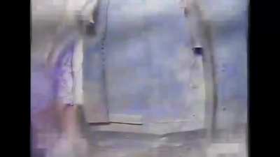 Ukrainian kamikaze drone flies inside a house and lands by a door, detonating after the door is opened. From 