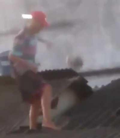 WCGW if i show my skills with the ball on the neighbor's roof?