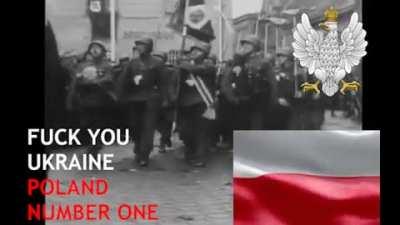 VIRGIN UKR*INE BANDERA VS CHAD POLAND PILSUDZKI