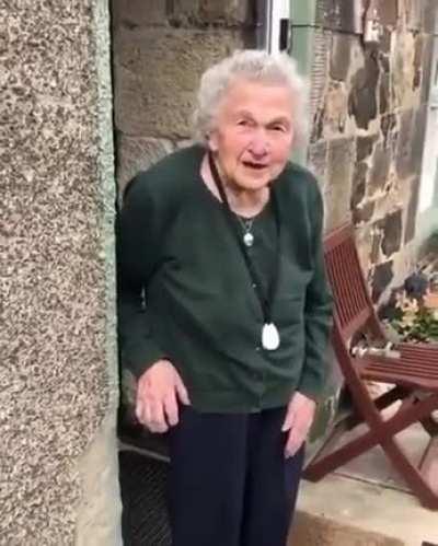 No getting rid of her!