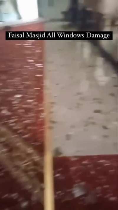 Video evidence of Hailstorm in Islamabad shared by my BIL