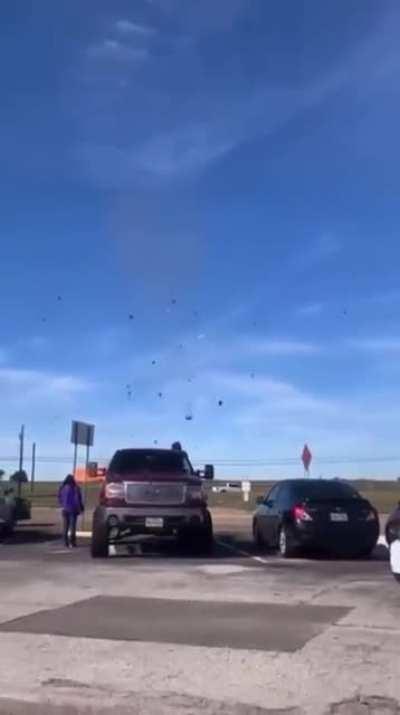 Two planes crash mid-air
