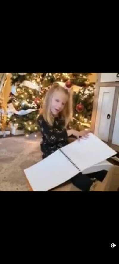 Little girl gets ALL the Harry Potter books in braille for Christmas!