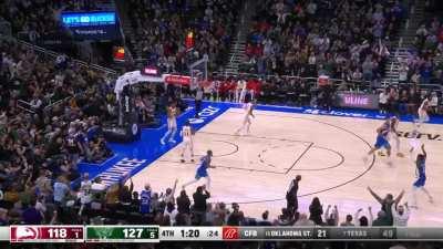 [Highlight] Dame gets the dunk of the give and go with Giannis to ice the game!