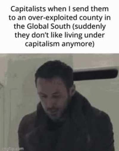 In order to succeed under capitalism, everyone else must fail