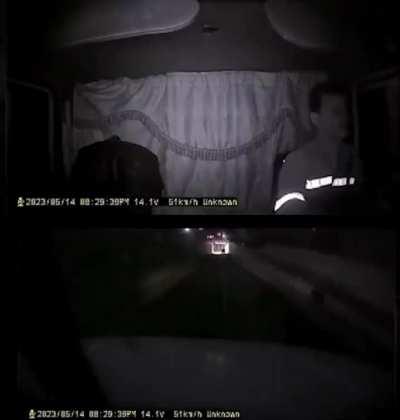 A truck crashes into traffic in jordan