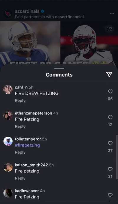 Hmm I wonder what the fans want? Surely the front office has seen some of this discourse.