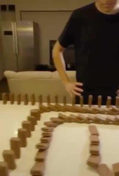 Passing a chocolate