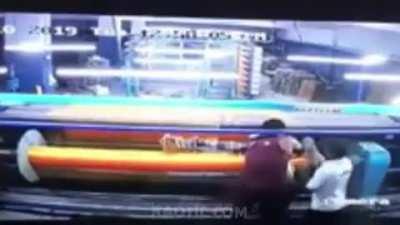 HMFT after I get caught in a textile machine