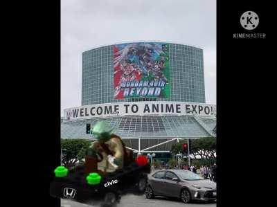 [ASMR] yoda listens to feel good inc on his iPod while murdoc and 2D shoot up a furry and Pokémon convention.