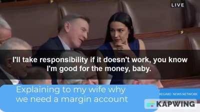 Explaining to my wife why this family needs a margin account.