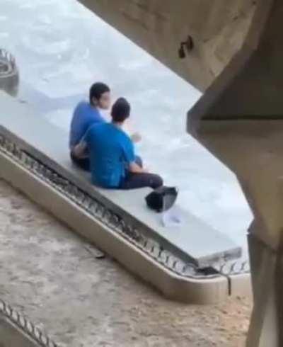 Maybe they were raised with dogs?