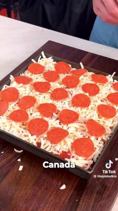 “Stuffed Crust” Detroit Style