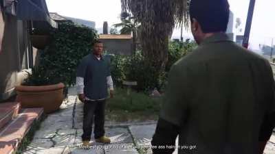 Lamar Roasts Franklin original in GTA 5