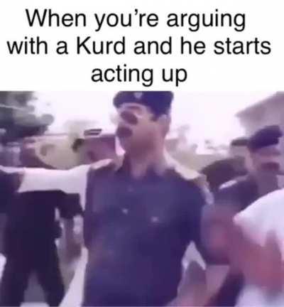 Just the word “Saddam” is a suitable counter point