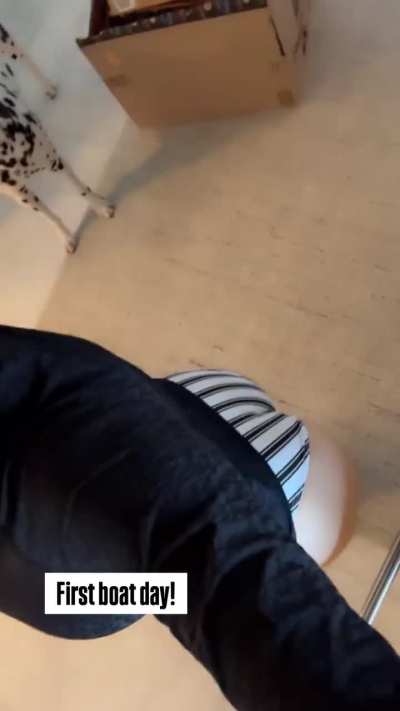 'First boat day' | IG November 2024