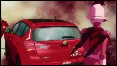 ZeonicToyota collaboration commercial.