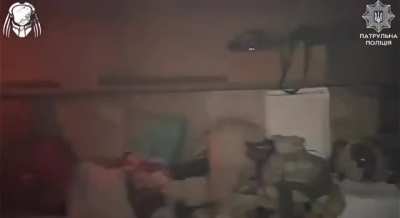 Ukrainian soldiers of the Police Patrol Brigade 