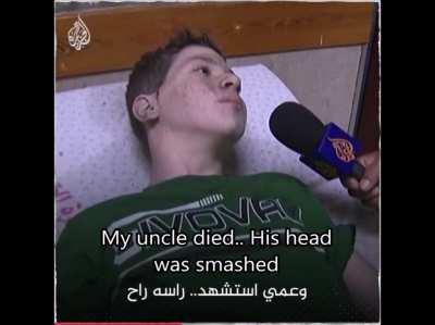 Testimony of a victim from Gaza