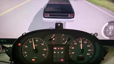 My old Renault Megane gauge cluster working with BeamNG!