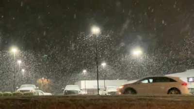 North Georgia got sudden snow this February!