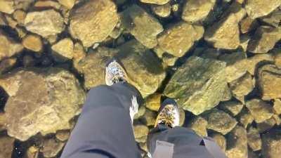 Some extremely clear ice in the Slovakian mountains