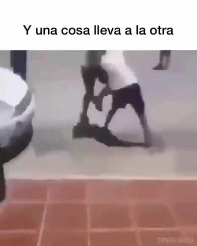 This kid learn from the best