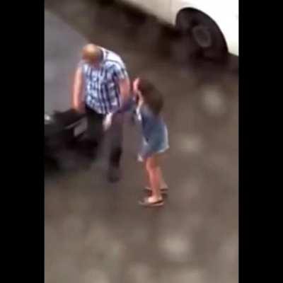 I mean, well deserved. He even tried to hug her.