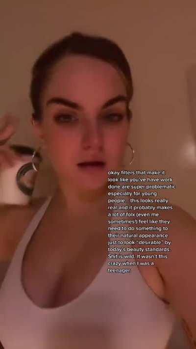 Selfie video, using filter | TikTok September 2021