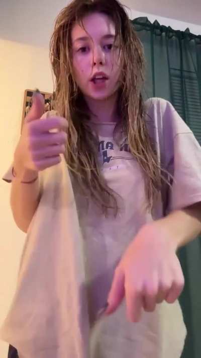 Fresh out of the shower