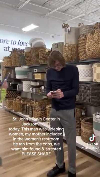 Caught recording in the women's bathroom