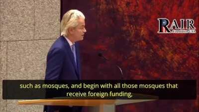 Dutch parliamentarian’s speech in dutch addressing islamic issues
