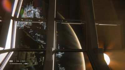 Alien isolation - Space station - Zoom background