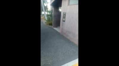 Filmed a dream recreation today where I was heading to use a bathroom in an outdoor recreation area, only to be greeted by a creepy clown inside!